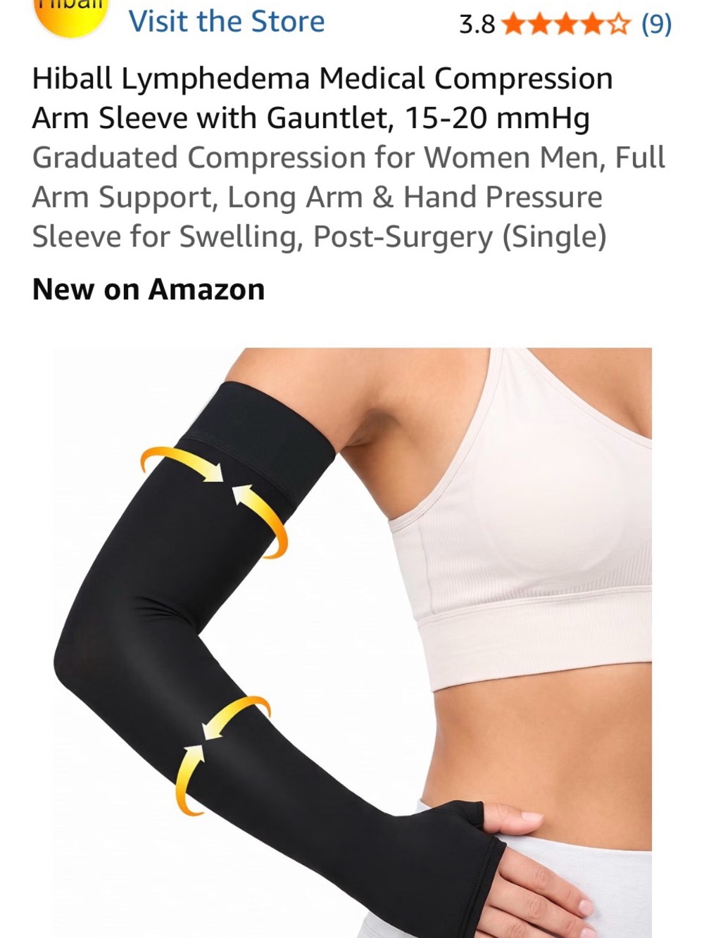 Hiball Compression Arm Sleeve